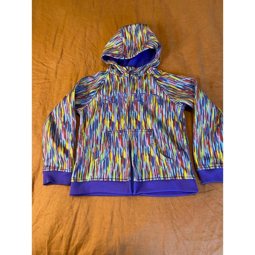 Burton Jacket Kids 5 / 6 Hoodie Sweatshirt Multi Color Girls Mini SCP HDD sku1